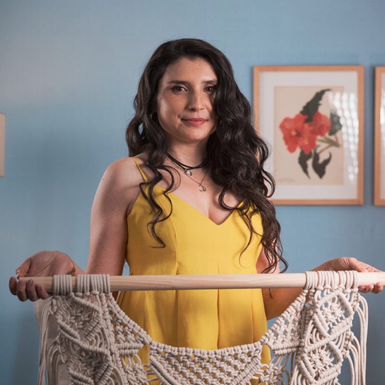 Pamela Carrasco, docente de Hogar y manualidades
